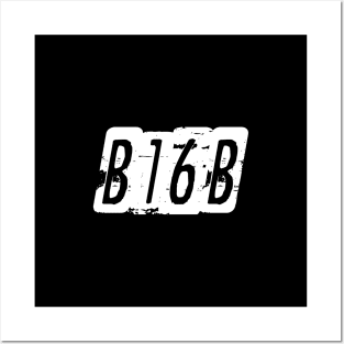 B16B (Black) Posters and Art